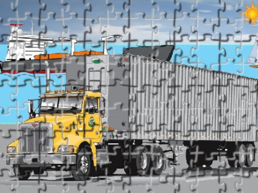 Cargo Truck Jigsaw Game