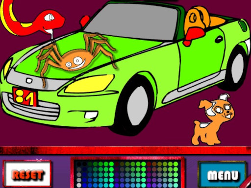Kids Car Coloring Game Image Kids Car Coloring Game