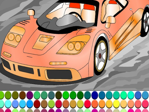 Mclaren Car Coloring Game