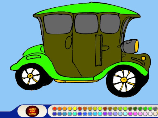 Vintage Car Coloring Game